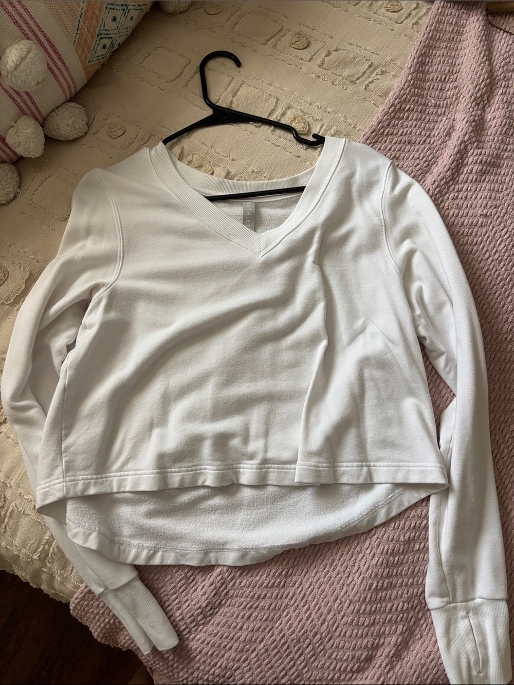 Athleta Super Soft V neck Sweatshirt